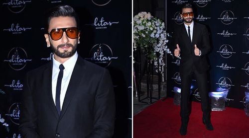 Ranveer Singh is the new man in black; suits up for an event