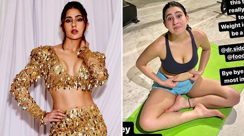 Sara Ali Khan Proudly Flaunts Her Toned Physique After Shedding Belly Fat In Just 2 weeks, See Before And After Pics!