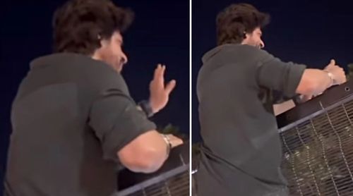 Shah Rukh Khan greets his fans with OPEN ARMS outside Mannat; Watch the video!