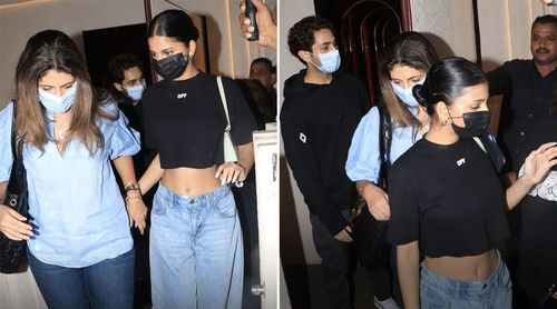 Suhana Khan dines with Agastya Nanda and mom Shweta Bachchan