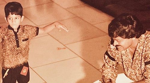 Throwback: When Chiranjeevi shared an adorable still with Allu Arjun