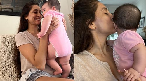 Whose daughter is Anusha Dandekar holding in pictures that have gone viral? Read inside!