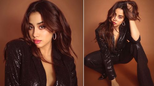 Janhvi Kapoor revisits her love for black in this stylish pantsuit