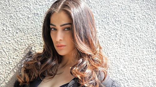 Raai Laxmi sets the Internet on fire in a black shirt and bralette