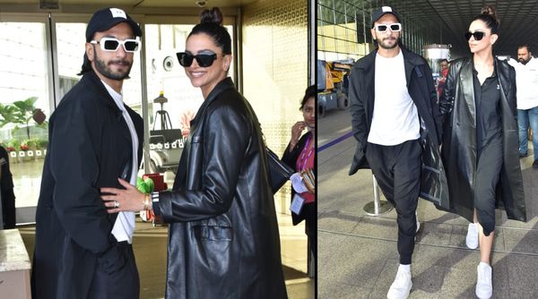 4 times Deepika Padukone created airport couple gear moments alongside Ranveer  Singh