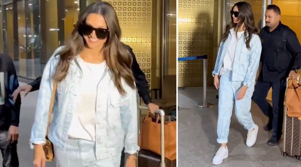 Deepika Padukone dazzles at Mumbai Airport as she departs for