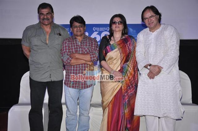 Sarika, Farooq Sheikh, Raghubir Yadav, director Sanjay Tripathy at film 'Club 60' press meet