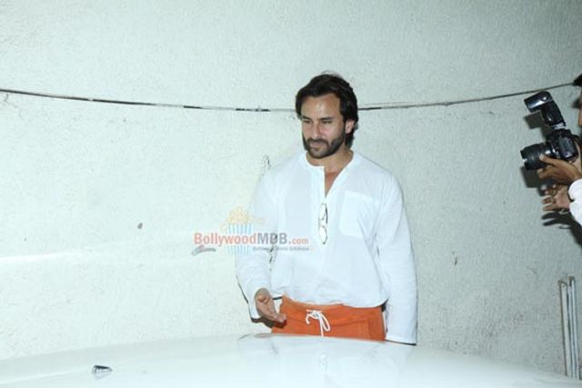Saif Ali Khan and Dinesh Vijan at film 'LEKAR HUM DEEWANA DIL' special screening