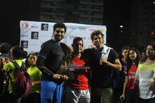 Stars at charity football match organised by Aamir Khan\'s daughter Ira Khan