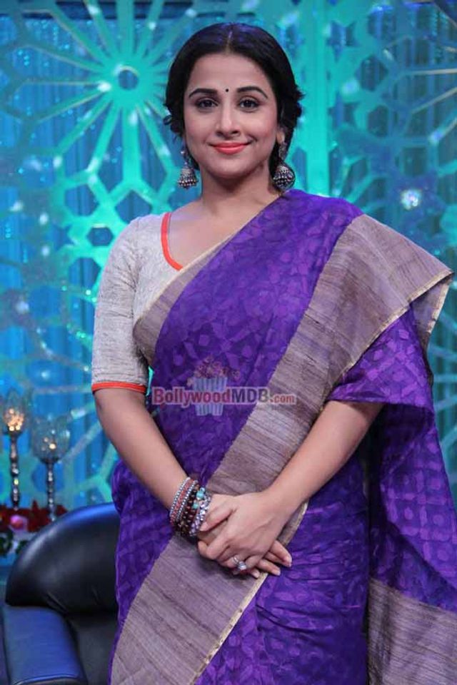 Vidya Balan on the sets of STAR PLUS Show \'NO MORE KAMZOR\'