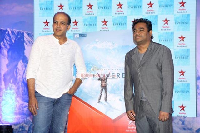 Ashutosh Gowariker with A. R. Rahman at sneak peak of TV Series 'Everest'