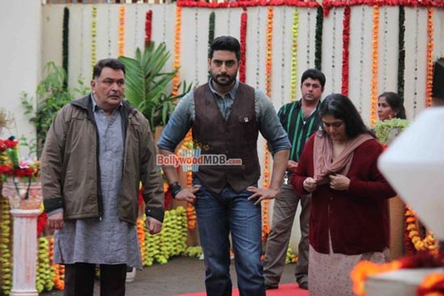 Abhishek Bachchan and Rishi Kapoor Promote Film 'All Is Well'