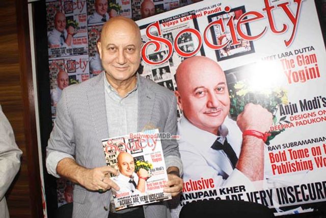 Anupam Kher at the launch of Society magazine cover