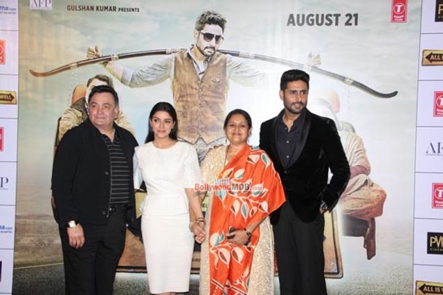 Abhishek Bachchan, Rishi Kapoor, Asin Thottumkal, Supriya Pathak At Trailer Launch Of Film 'All Is Well'