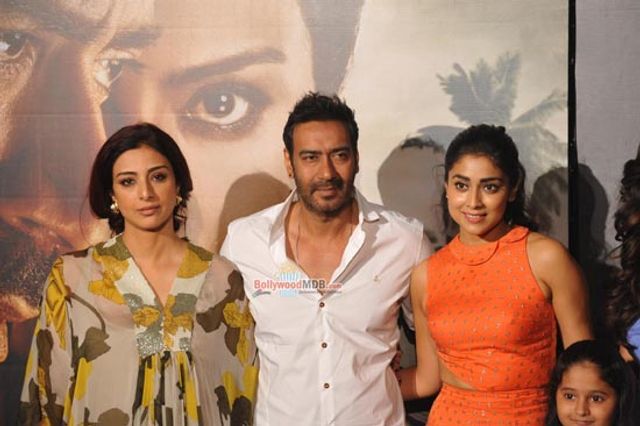 Ajay Devgn, Tabu, Shriya Saran at film 'Drishyam' media interaction