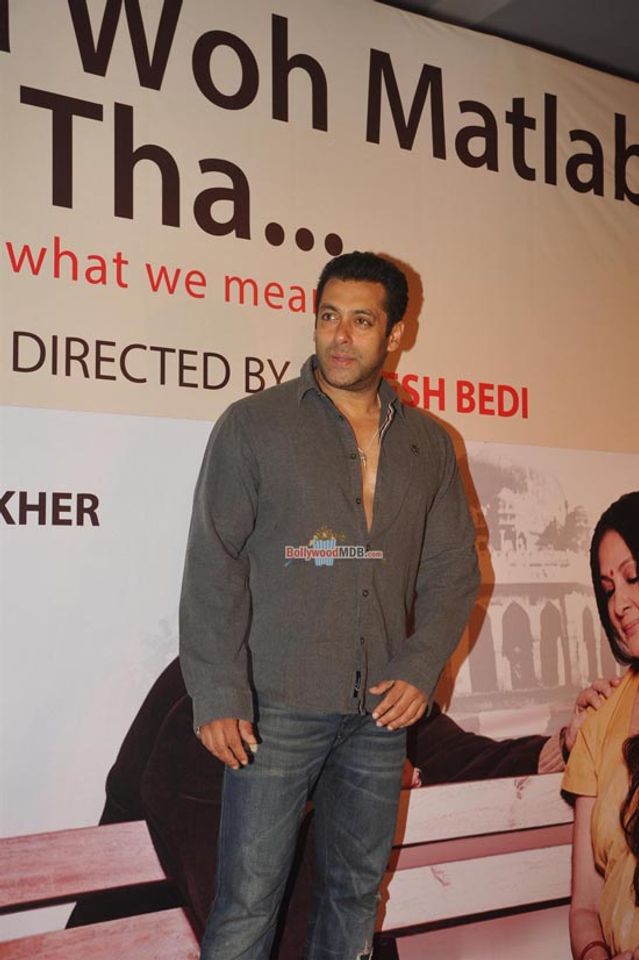 Salman Khan, Vidya Balan, Parineeti Chopra, Aditya Roy Kapur, Atul Agnihotri at Anupam Kher and Neena Gupta's Play