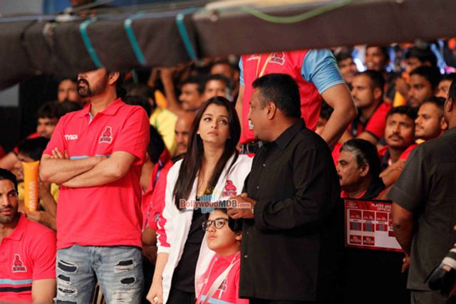 Bollywood Celebrities at the Pro Kabbadi League Match in Mumbai