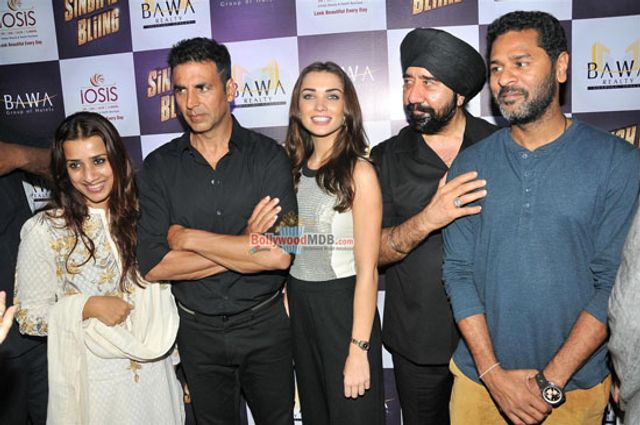 Akshay Kumar and Amy Jackson at special screening of their film 'Singh is Bliing'