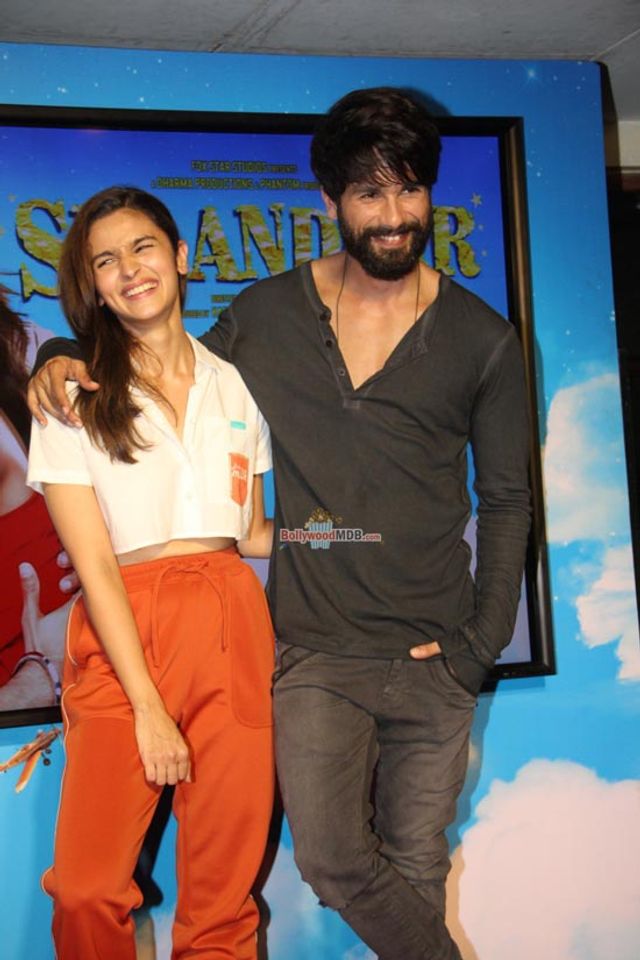 Shahid Kapoor & Alia Bhatt At Song Launch Of Film 'Shaandaar'