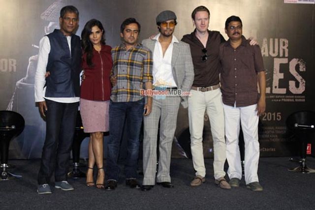 Randeep Hooda, Richa Chadda, Adil Hussain at the Trailer Launch of Film 'Main Aur Charles'