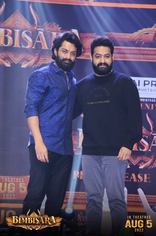 Jr. NTR marks his presence at brother Kalyan Ram's Bimbisara pre-release  event