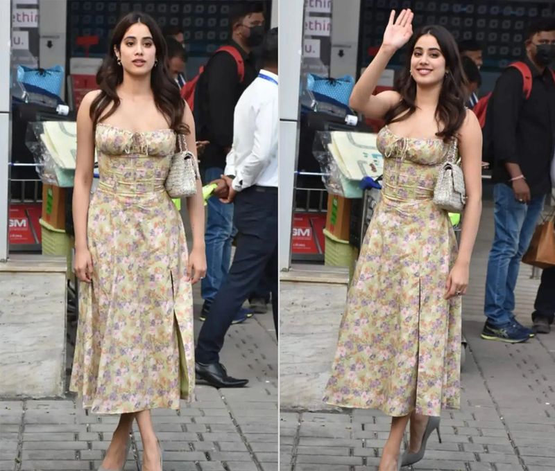 Saris to dresses: 5 floral outfits from Janhvi Kapoor's roster that will  brighten up your wardrobe