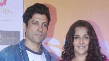 Farhan Akhtar, Vidya Balan to attend a wedding today in Ahmedabad