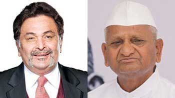 Rishi Kapoor, Anna Hazare honoured with Deenanath Mangeshkar award