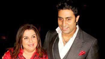 Abhishek Bachchan plays a prank on Farah Khan
