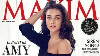 Amy Jackson Sizzles on the Cover of the Maxim Magazine