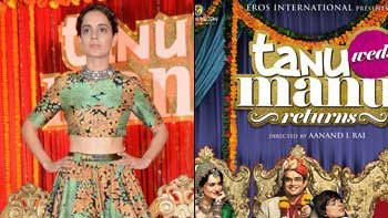 Kangana Ranaut Celebrates Her 28th Birthday at 'Tanu Weds Manu Returns' Poster Launch!!