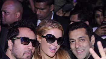 Salman Khan gifts his lucky Turquoise bracelet to Paris Hilton