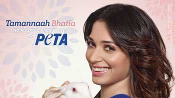 Tamannaah Bhatia in PETA's new ad!