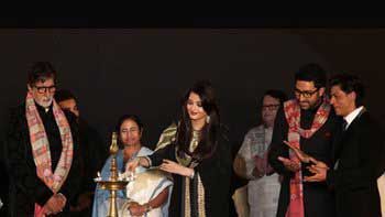 The Bachchans and Shah Rukh Khan inaugrate Kolkatta International Film Festival