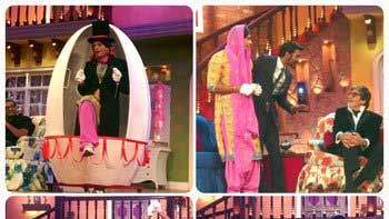The Star Cast of 'Shamitabh' at Comedy Nights with Kapil