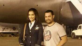 Aamir Visit The Sets Of Sonam Kapoor Starrer 'Neerja'