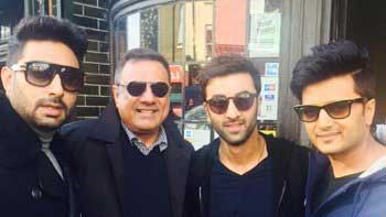 Abhishek Bachchan, Riteish Deshmukh visit the set of 'Ae Dil Hai Mushkil'