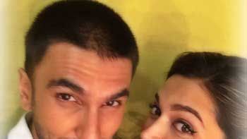 Check out Deepika Padukone chops off moustache of Ranveer Singh