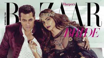 Check out Salman Khan, Sonam Kapoor in traditional avatar on the cover of Harper's Bazaar Bride