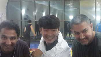 Chinese Star Wang Bao Qiang visited Ludhiana to learn Aamir's working style!