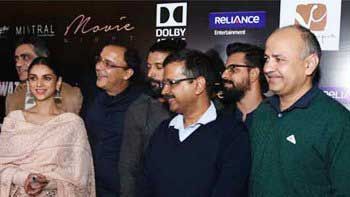 Delhi CM Arvind Kejriwal watches 'Wazir' with film's star cast