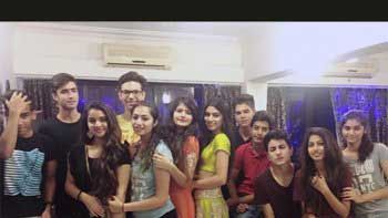 Ibrahim Ali Khan and Khushi Kapoor at Diwali party