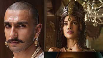 Ranveer, Priyanka and Deepika's looks out from 'Bajirao Mastani'