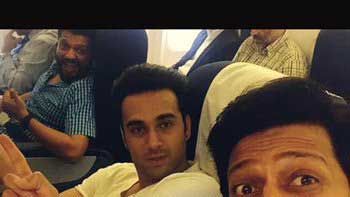 Riteish Deshmukh, Pulkit Samrat promote 'Bangistan' in Delhi