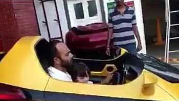 Rohit Shetty takes Shah Rukh Khan's son AbRam for a drive