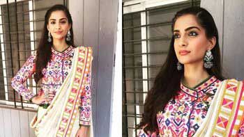 Sonam Kapoor looks elegant in Abu Jani-Sandeep Khosla creation on Republic Day