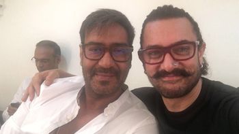 Aamir Khan meets Ajay Devgn, is all casual about their film clash!