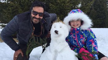 Ajay Devgn shares exclusive pics from the sets of Shivaay and their day off!