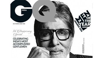 Amitabh Bachchan shines on the cover of GQ India