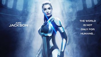 Amy Jackson shares her first look from the much-awaited sci-fi film ‘2.0’!